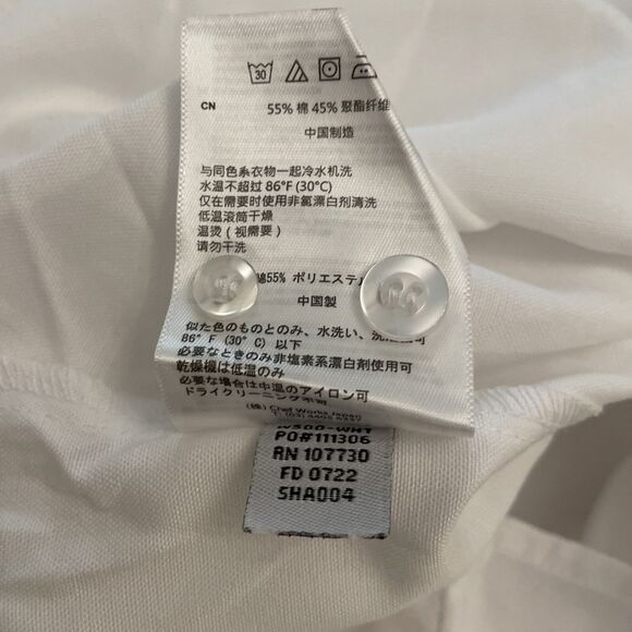 Chef Works White Button Down Shirt Mens Extra Large XL Restaurant Uniform NEW - Picture 9 of 9